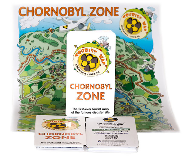 Первая туристическая карта Чернобыльской зоны